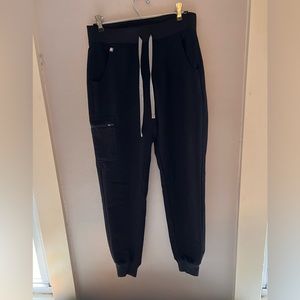Figs joggers. Size small. Black. Lightly used